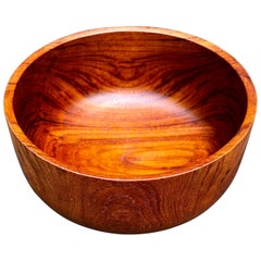 Large Bangkok Teak Bowl by Laurids Lonborg, Denmark, c. 1960