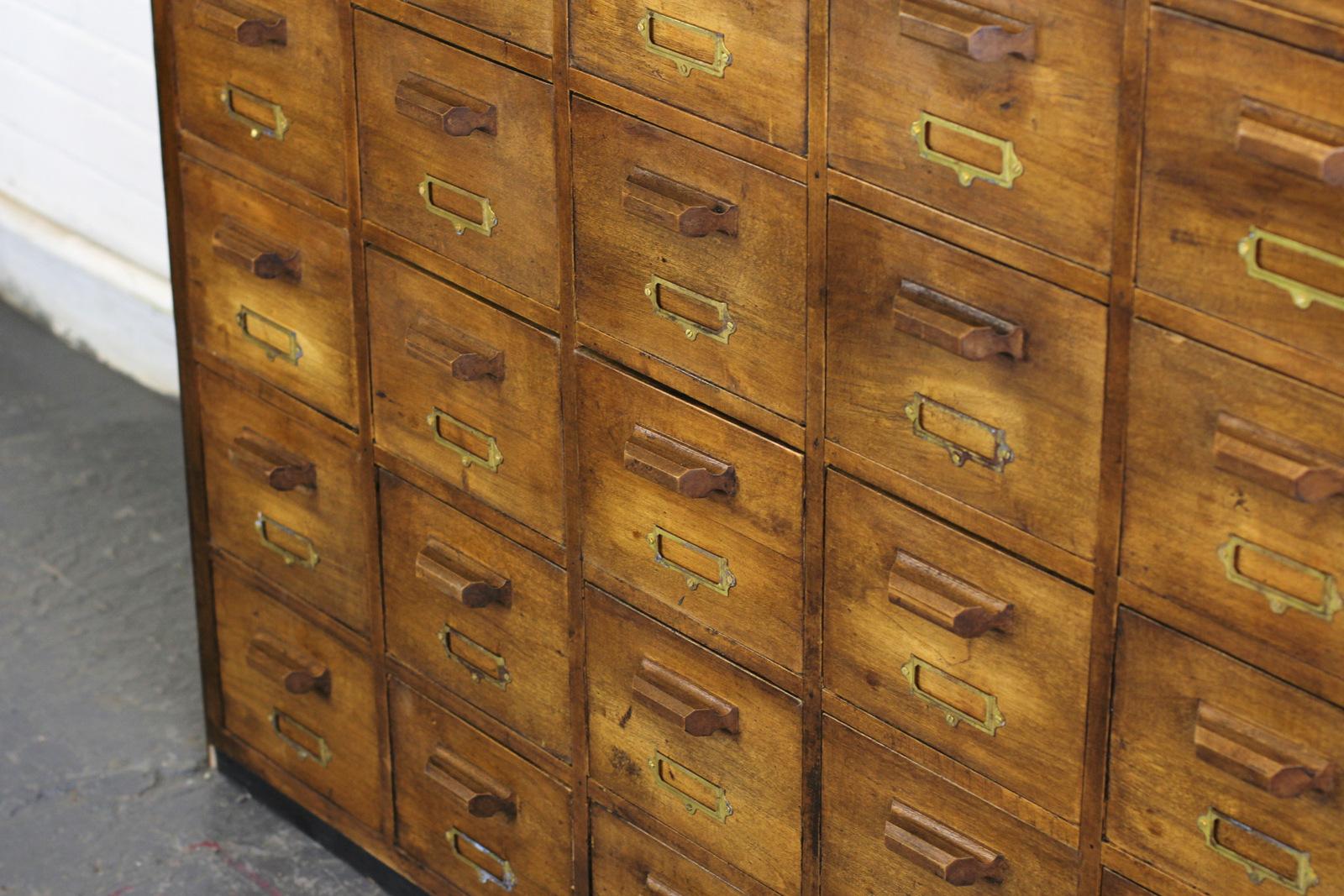 Mid-20th Century Large Bank of French Haberdashery Drawers, circa 1940s