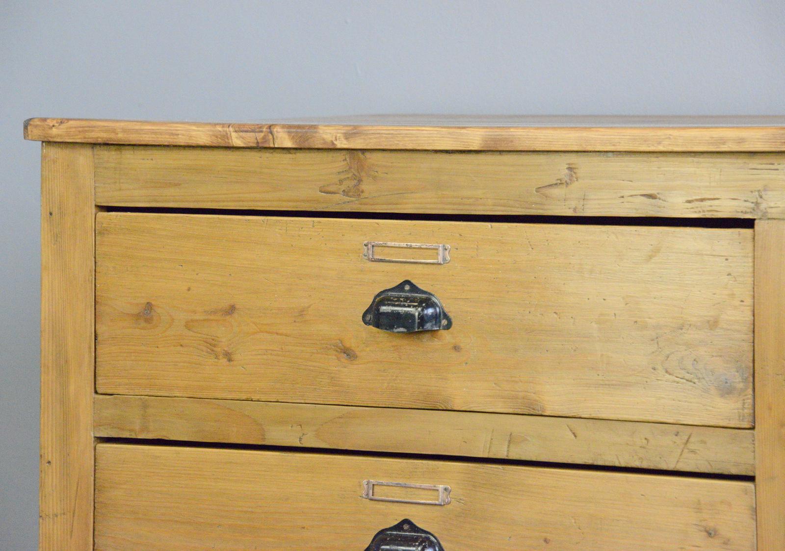 Mid-20th Century Large Bank of French Haberdashery Drawers, Circa 1940s