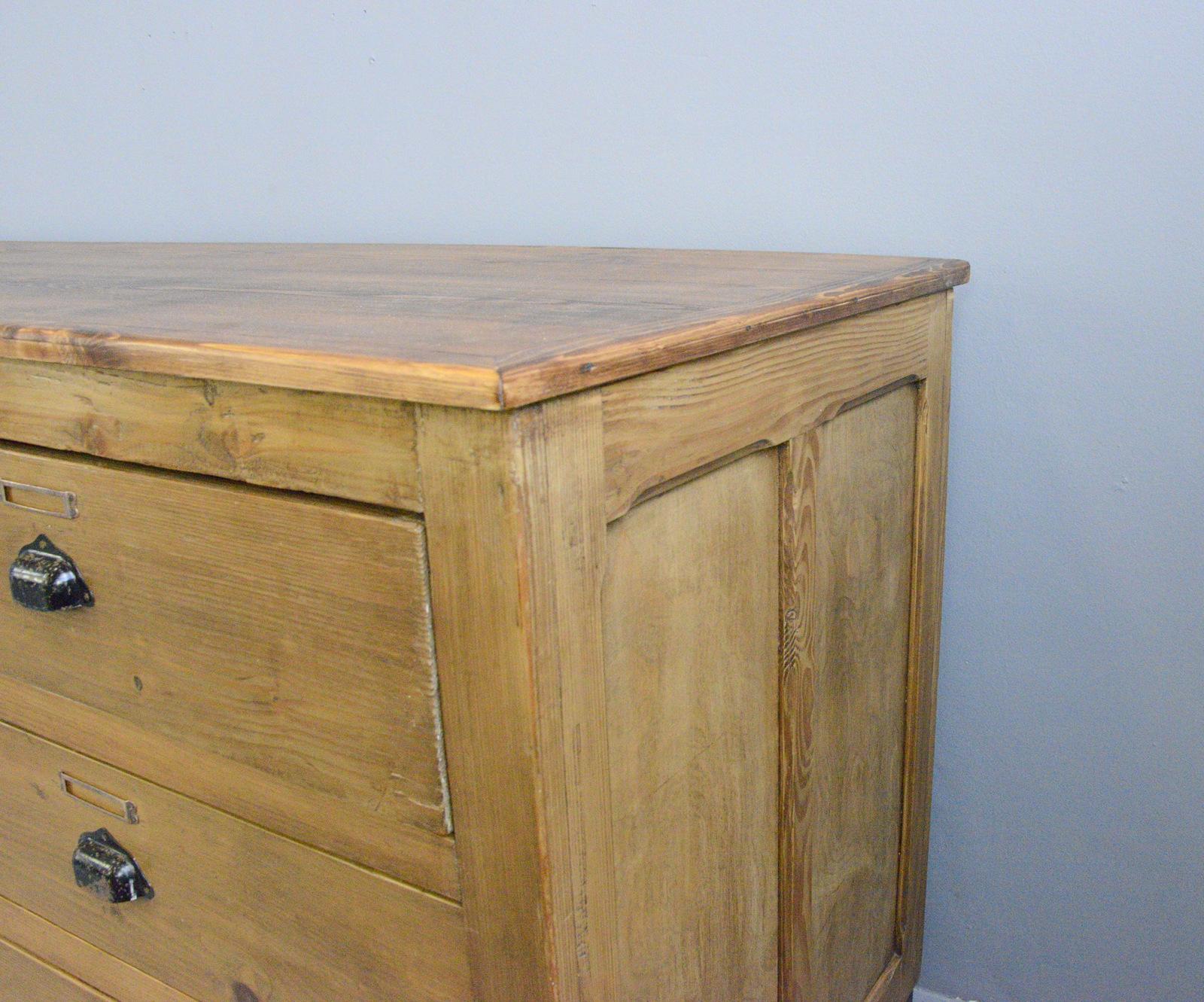 Large Bank of French Haberdashery Drawers, Circa 1940s 3