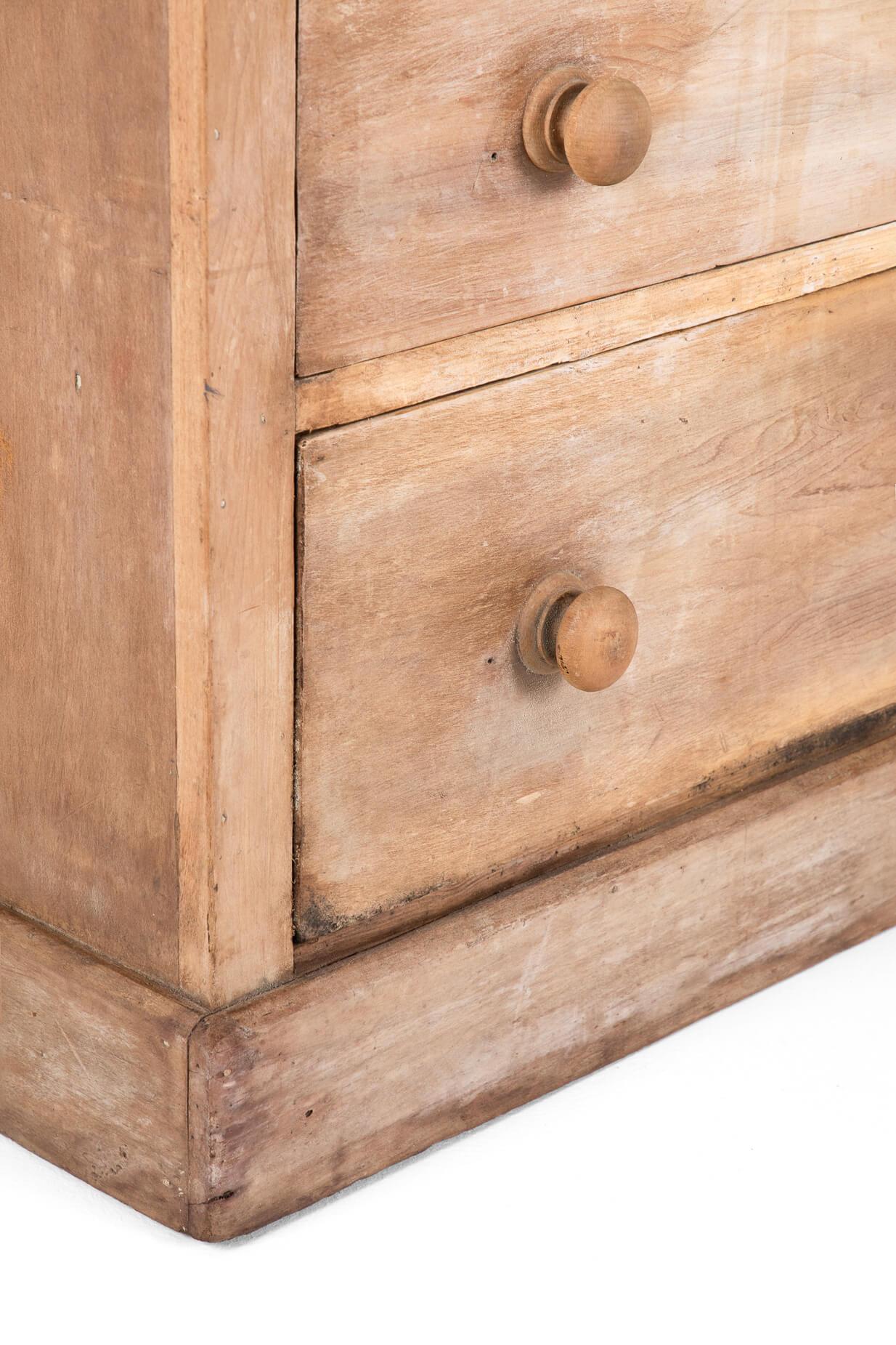 Oak Large Bank of Victorian Drawers For Sale