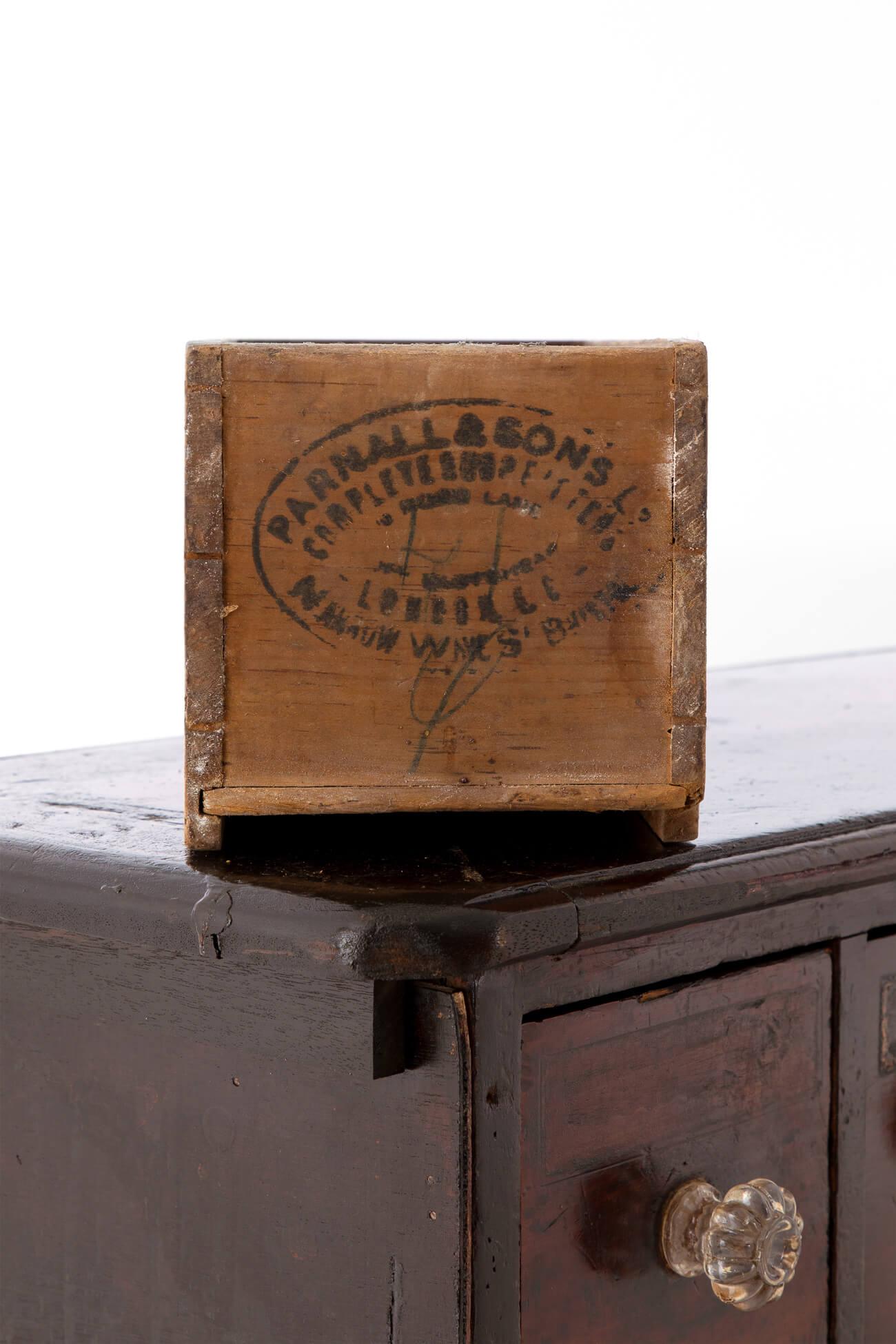 Large Bank of Victorian Mahogany Apothecary Drawers, circa 1880 6