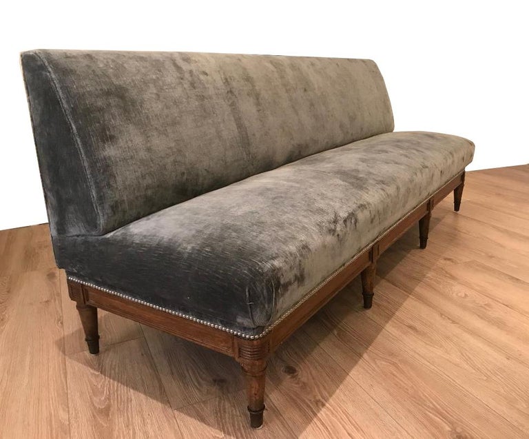 Large Banquette or Dining Booth Settee, Louis XVI Style, circa 1920 at  1stDibs