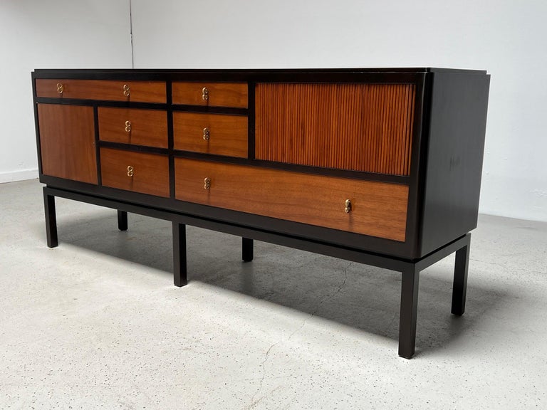 Mahogany Large Bar Cabinet by Edward Wormley for Dunbar  For Sale