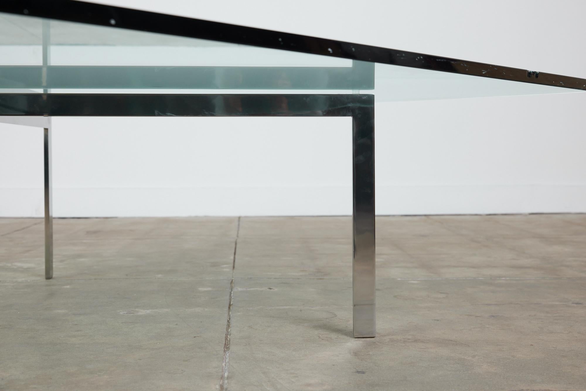 Large Barcelona Coffee Table by Mies van der Rohe for Knoll 4