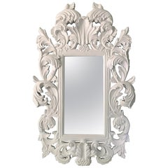 Vintage Large Baroque Framed Mirror in the Manner of Dorothy Draper