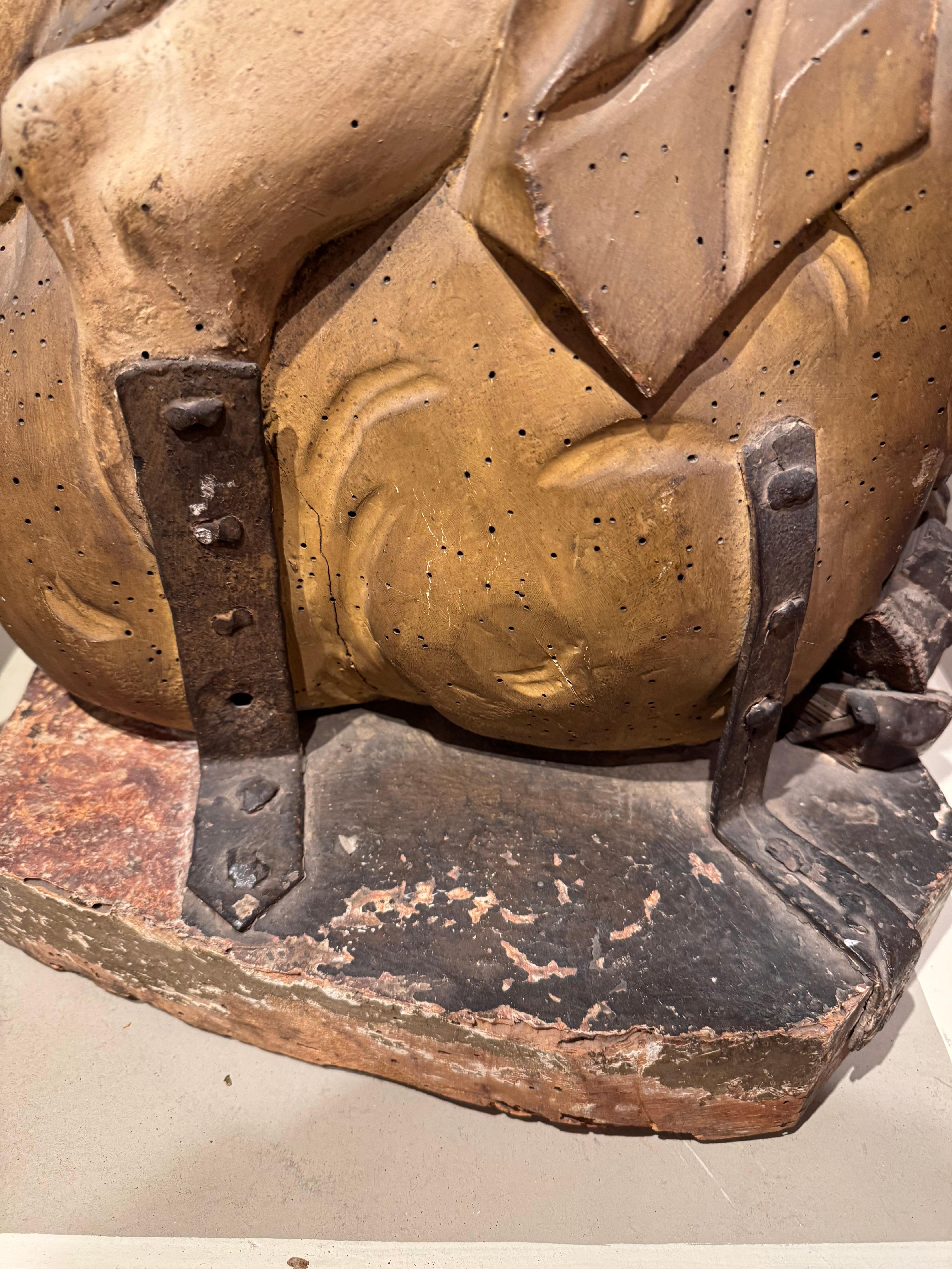 Große Barockstatuen, Italien Genua 17. Jahrhundert im Angebot 4