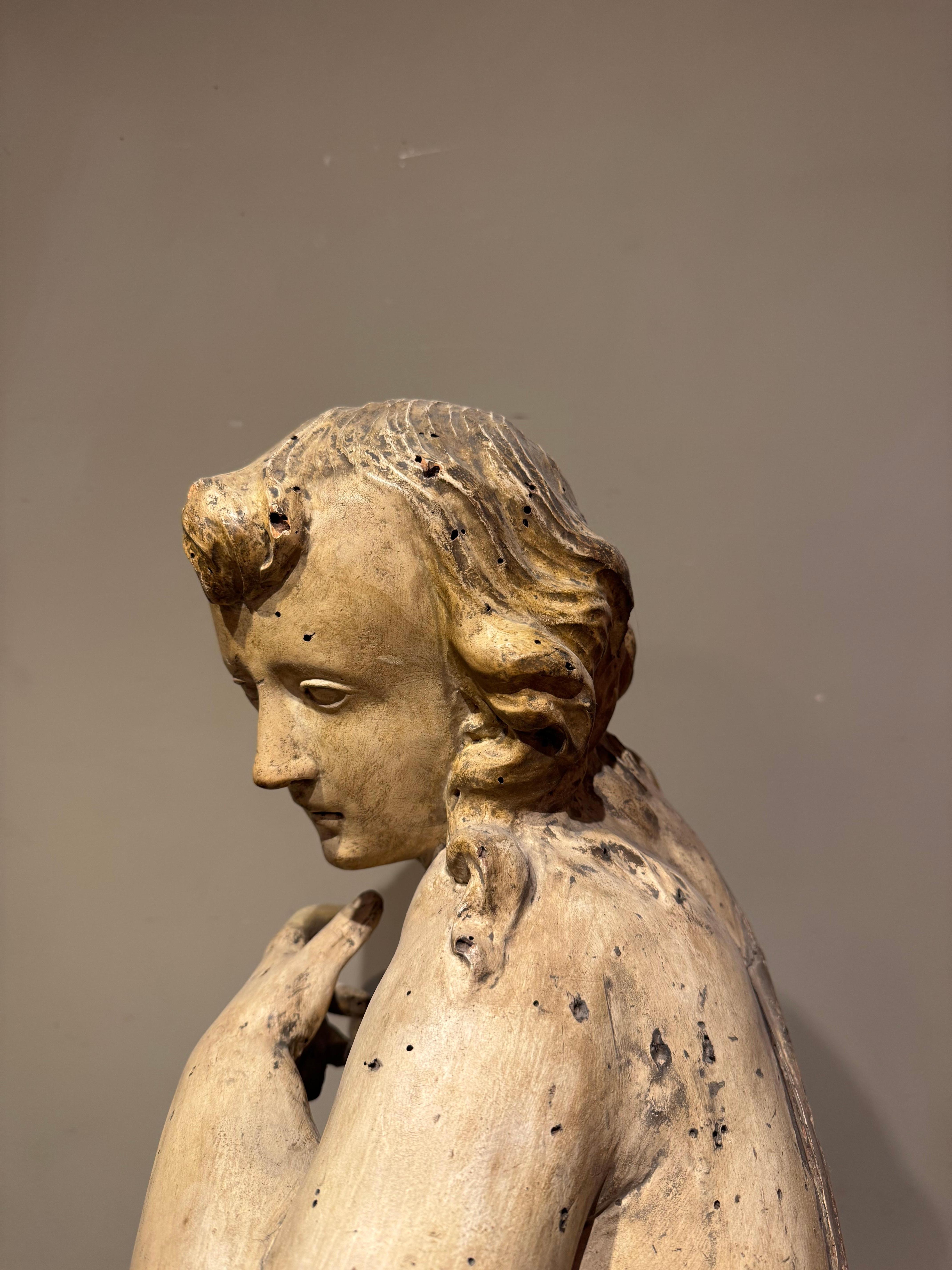 Große Barockstatuen, Italien Genua 17. Jahrhundert im Angebot 1