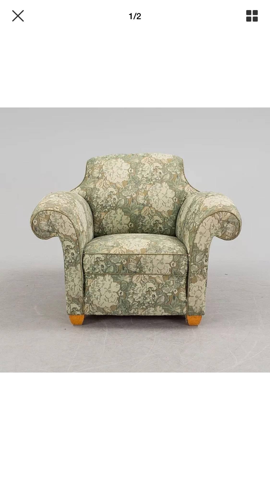 French Large Baroque Style Armchair, Art Deco Period, circa 1940-1950 For Sale