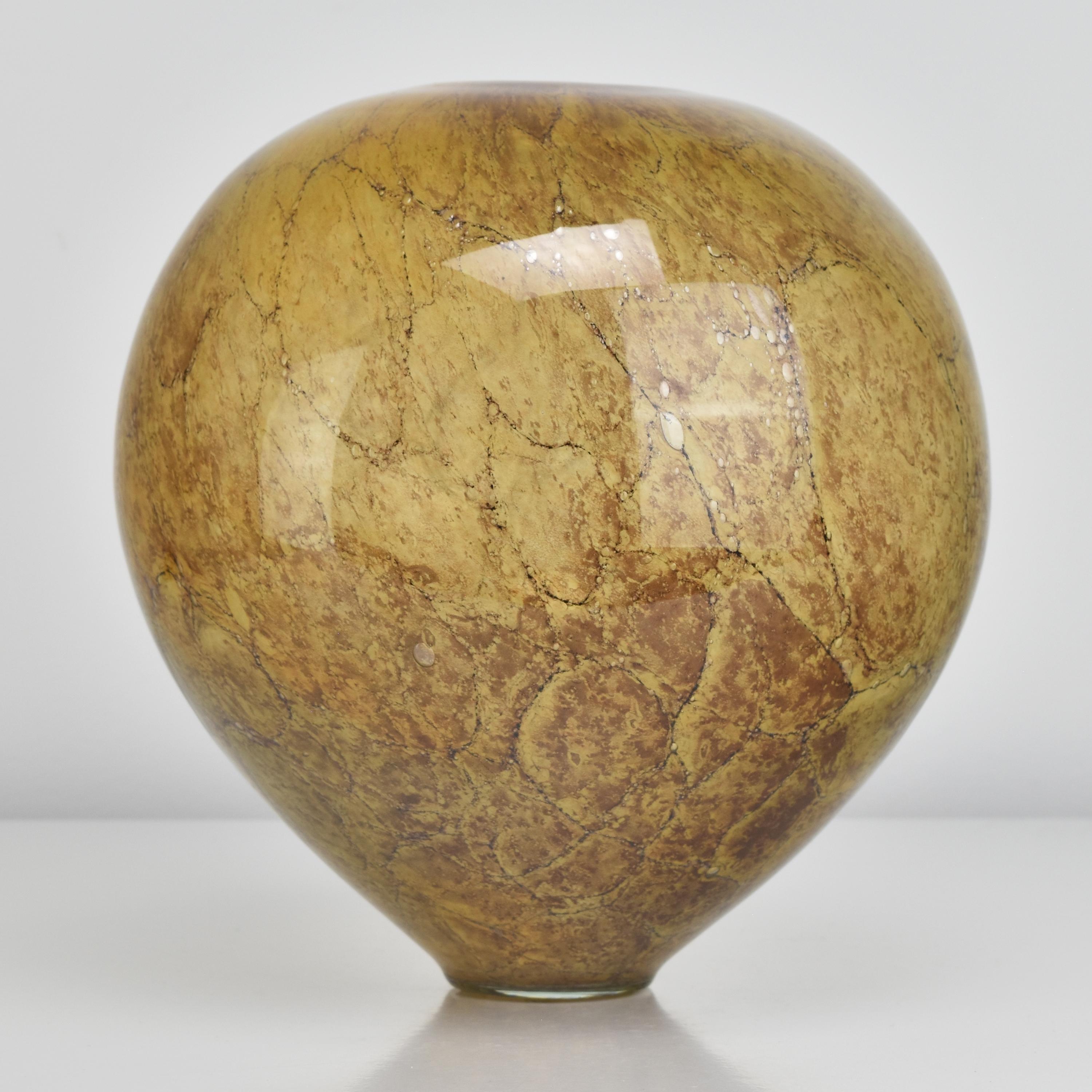 Große Barovier & Toso Murano-Vase aus italienischem Studio-Kunstglas Aborigeni (Moderne der Mitte des Jahrhunderts) im Angebot