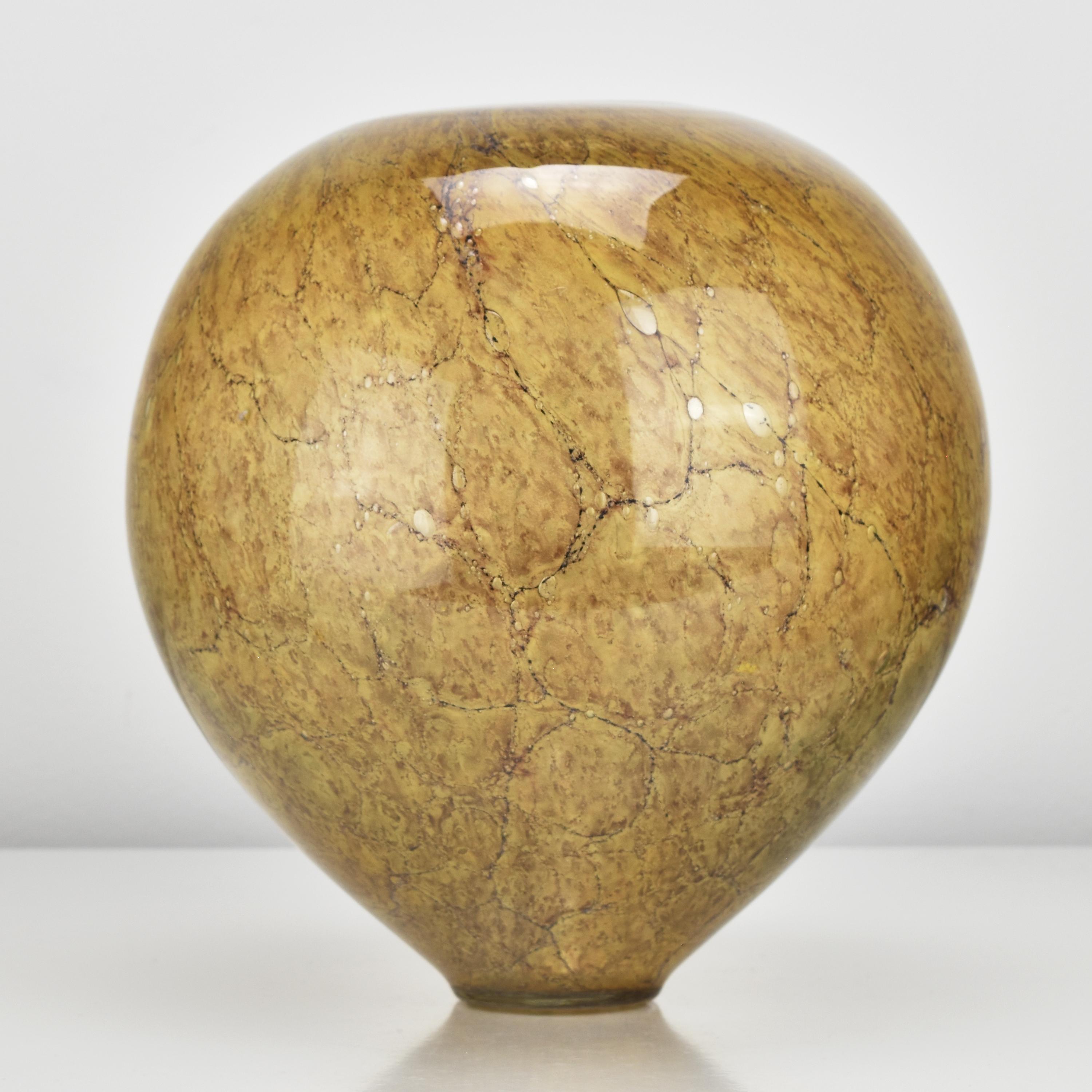 Große Barovier & Toso Murano-Vase aus italienischem Studio-Kunstglas Aborigeni im Zustand „Hervorragend“ im Angebot in Bad Säckingen, DE