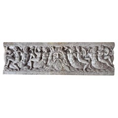 Grand bas-relief en marbre