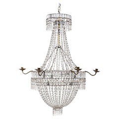 Large Basket Chandelier, 1st Third 19th century