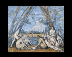 Large Bathers, after Expressionist Oil Painting Paul Cézanne