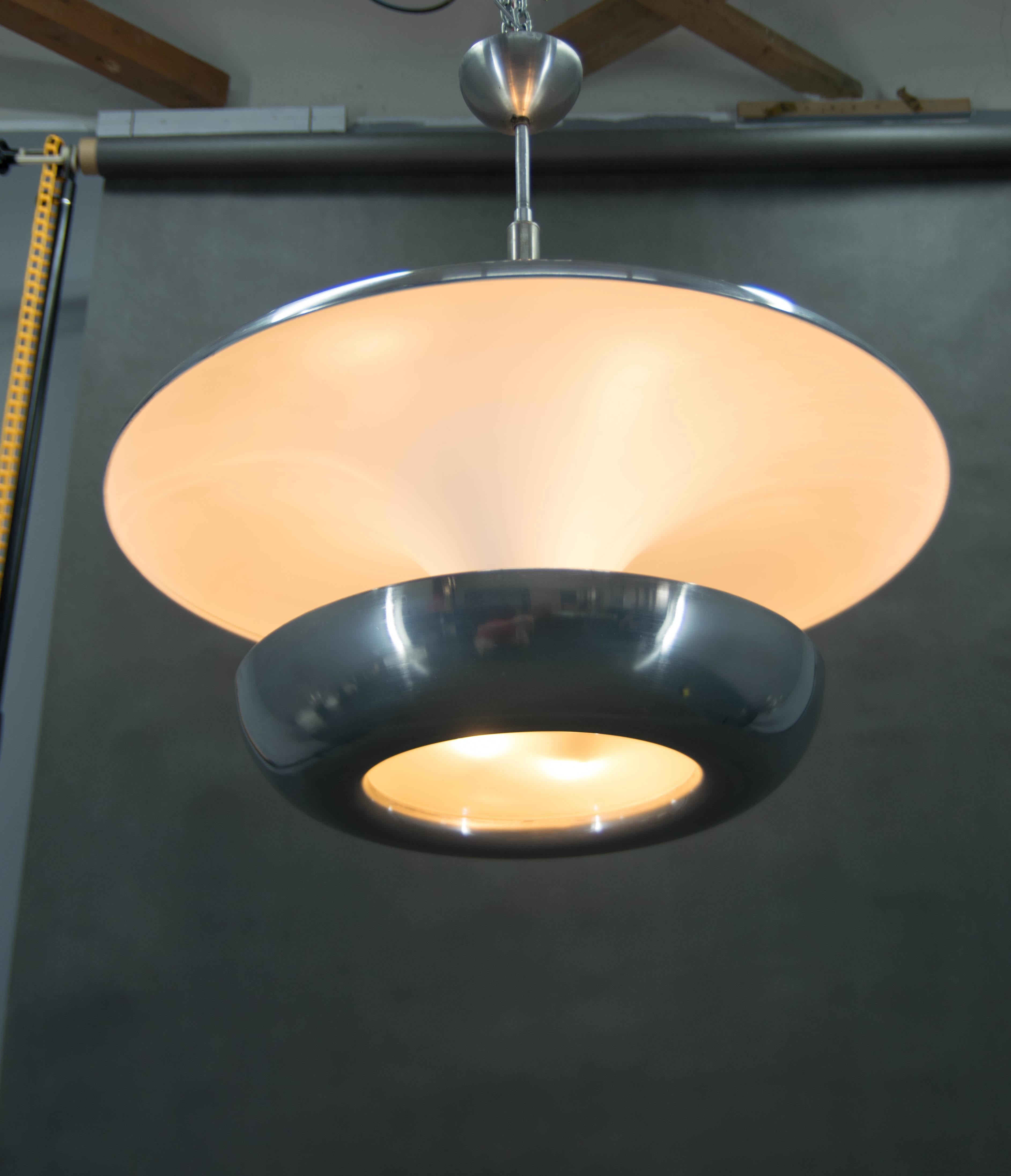 Grande lampadario Bauhaus di IAS, anni '20 in vendita 6