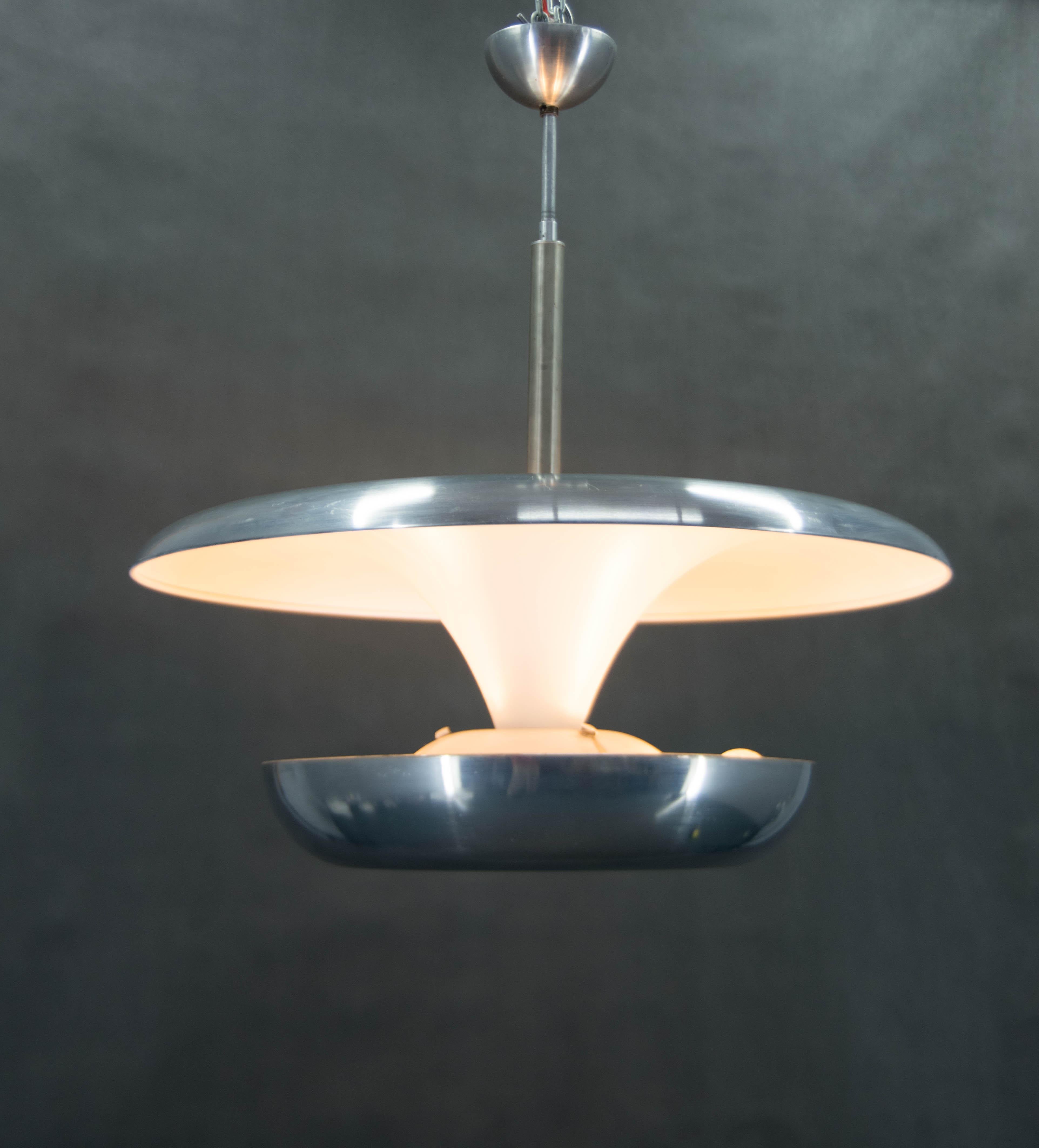 Grande lampadario Bauhaus di IAS, anni '20 in vendita 7