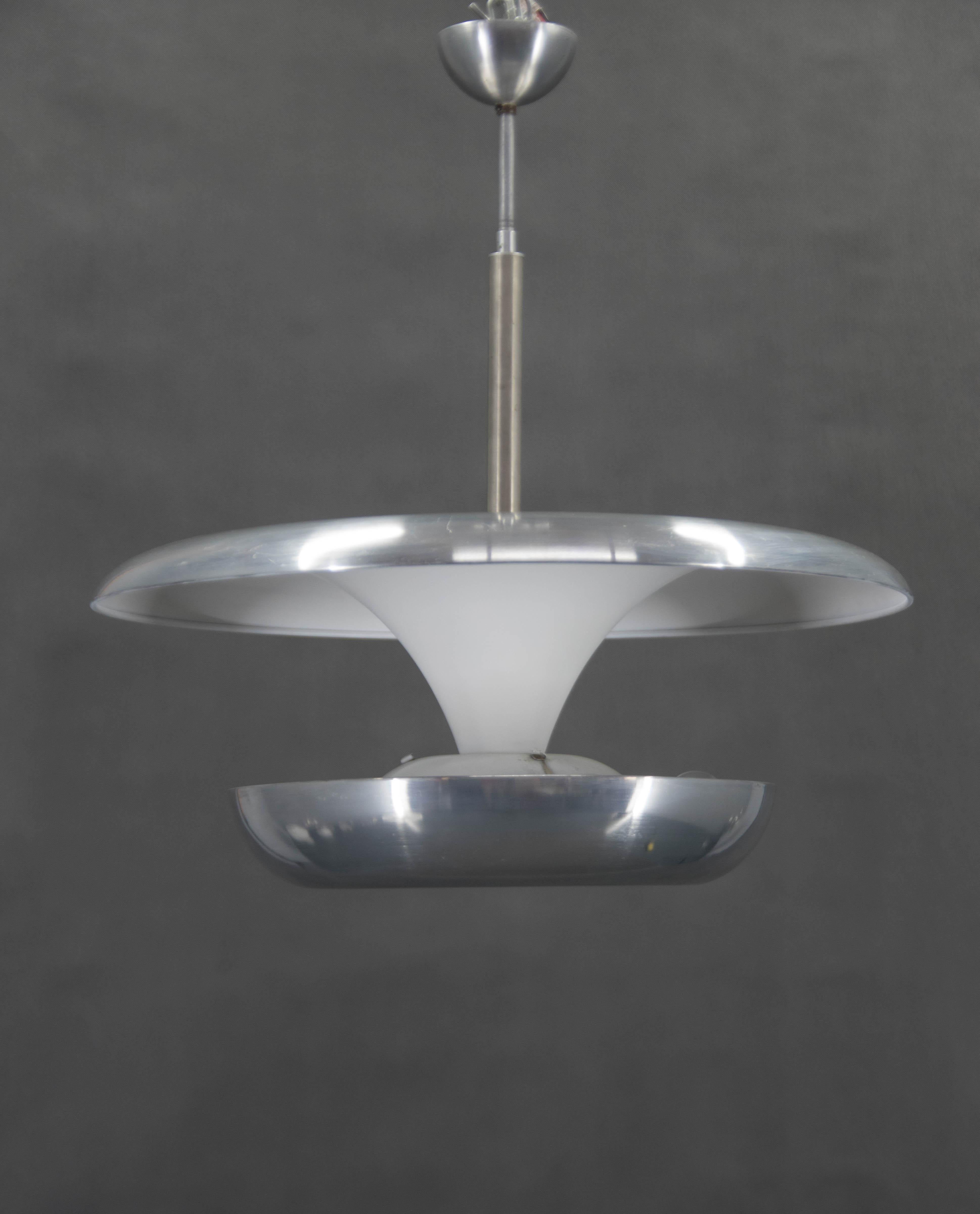 Grande lampadario Bauhaus di IAS, anni '20 in vendita 8