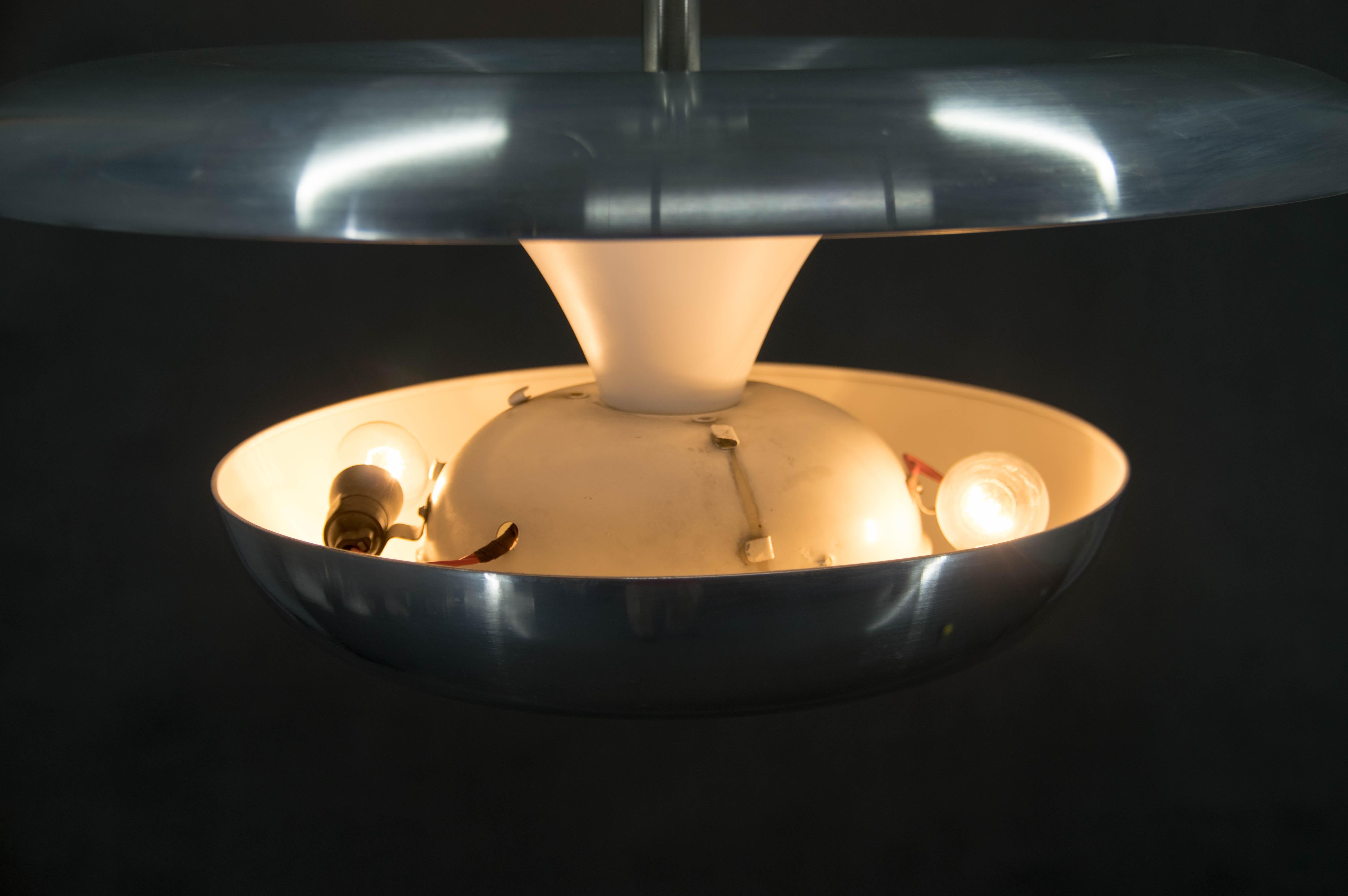 Grande lampadario Bauhaus di IAS, anni '20 In condizioni buone in vendita a Praha, CZ