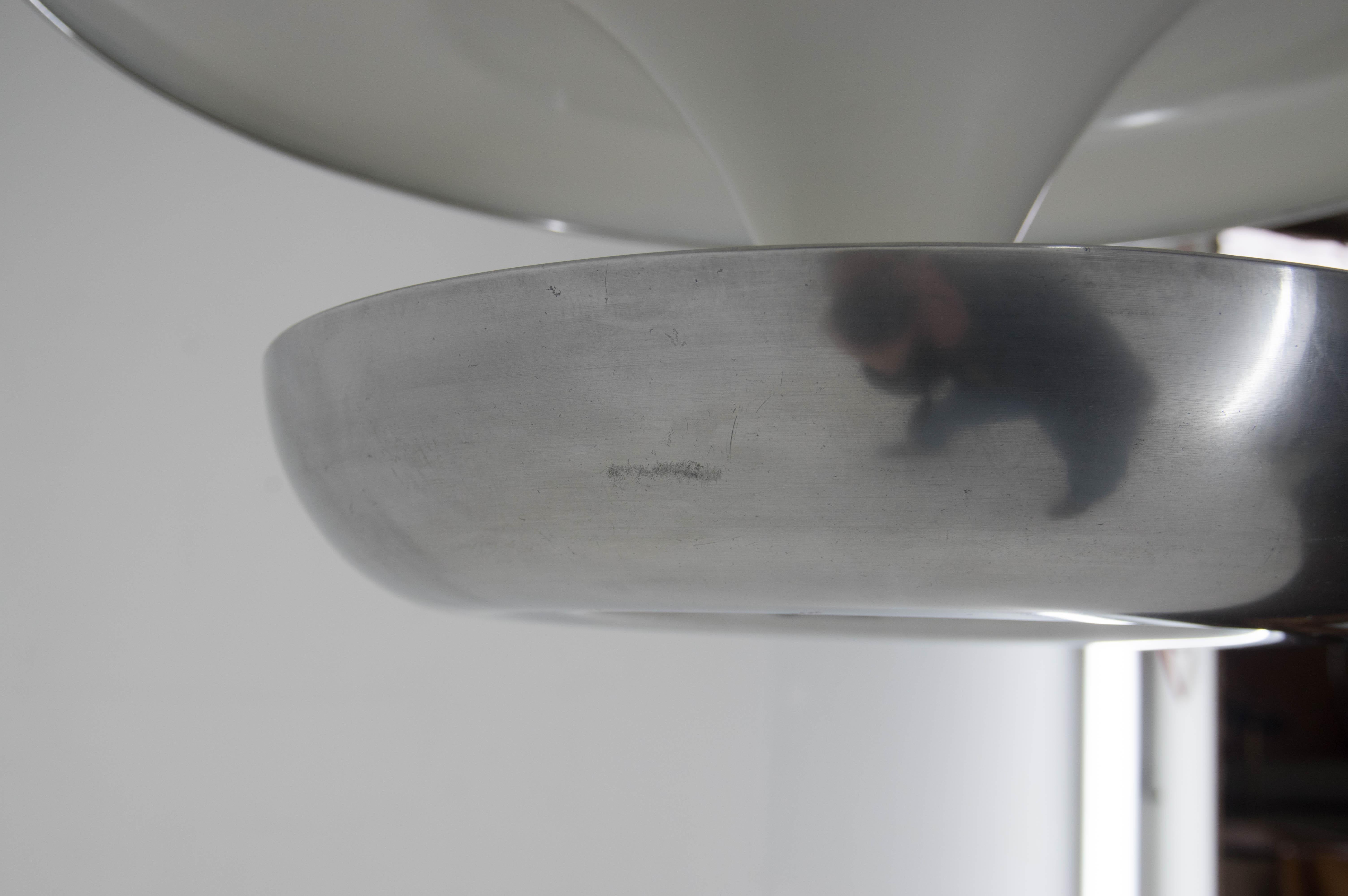 Large Bauhaus Chandelier by IAS, 1920s, Restored 2