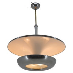Large Bauhaus Chandelier by IAS, 1920s, Restored