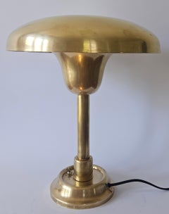 Large Bauhaus Functionalism Art Deco Table Lamp, Franta Anyz, 1930s