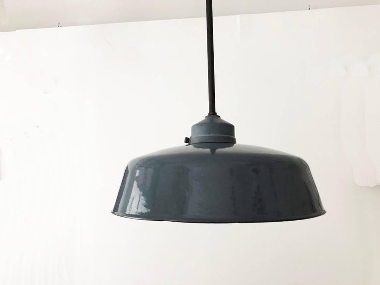 Large Bauhaus Industrial Enamel Lamp by Siemens For Sale at 1stDibs |  siemens lampe