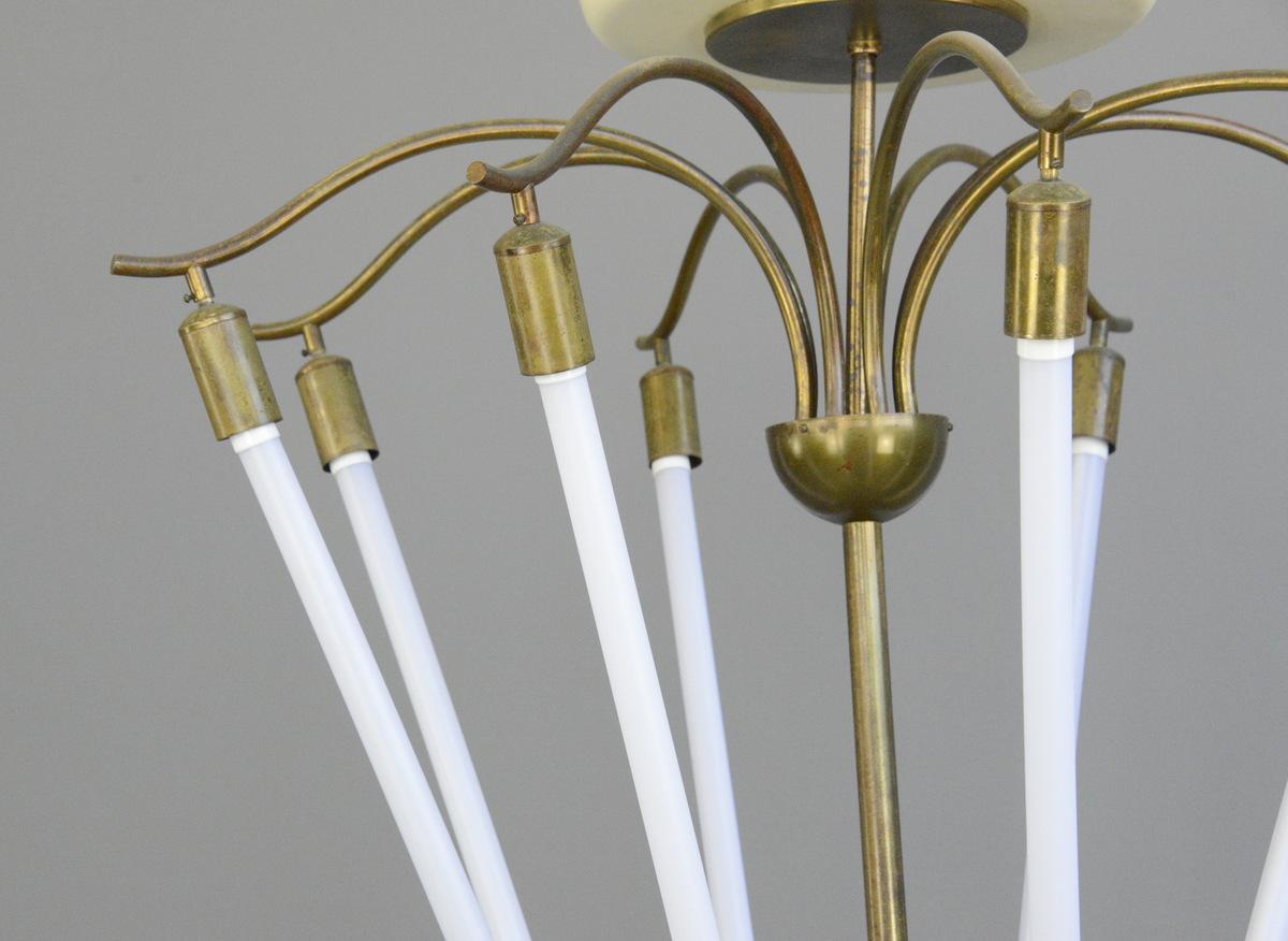Large Bauhaus Lobby Chandelier, circa 1930s In Good Condition In Gloucester, GB