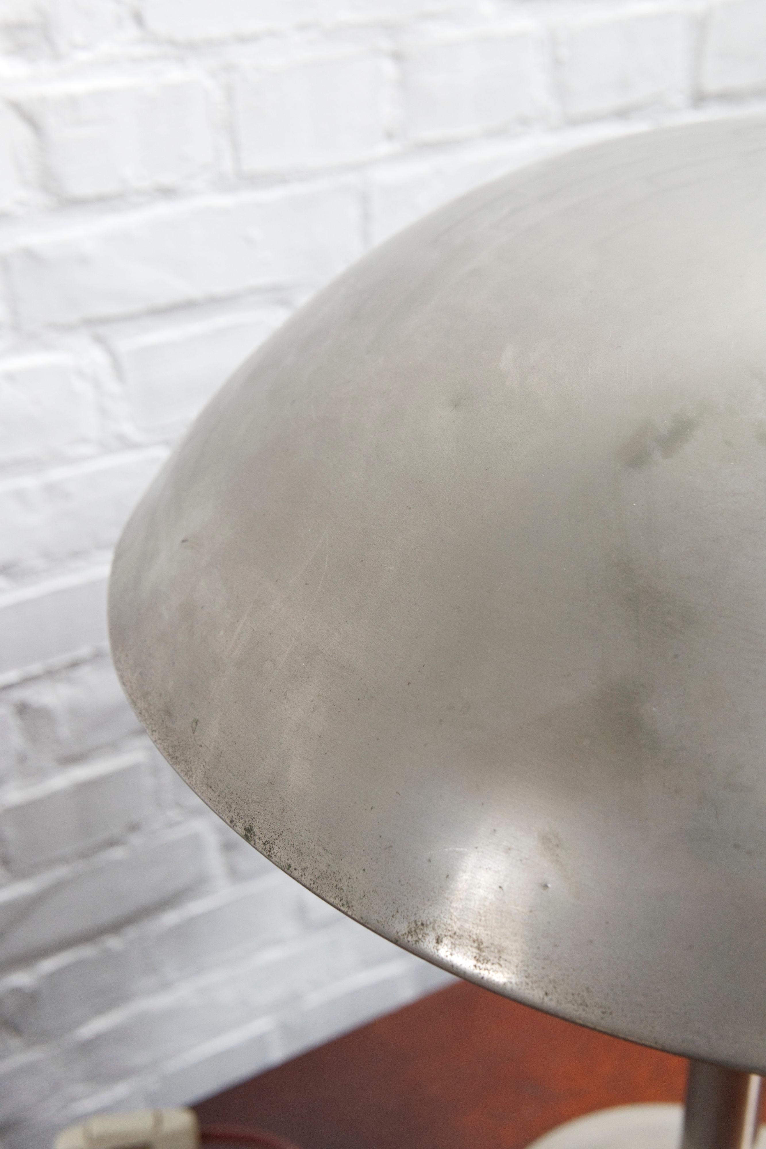 Grande lampada da tavolo Bauhaus nichelata, anni '20 in vendita 6