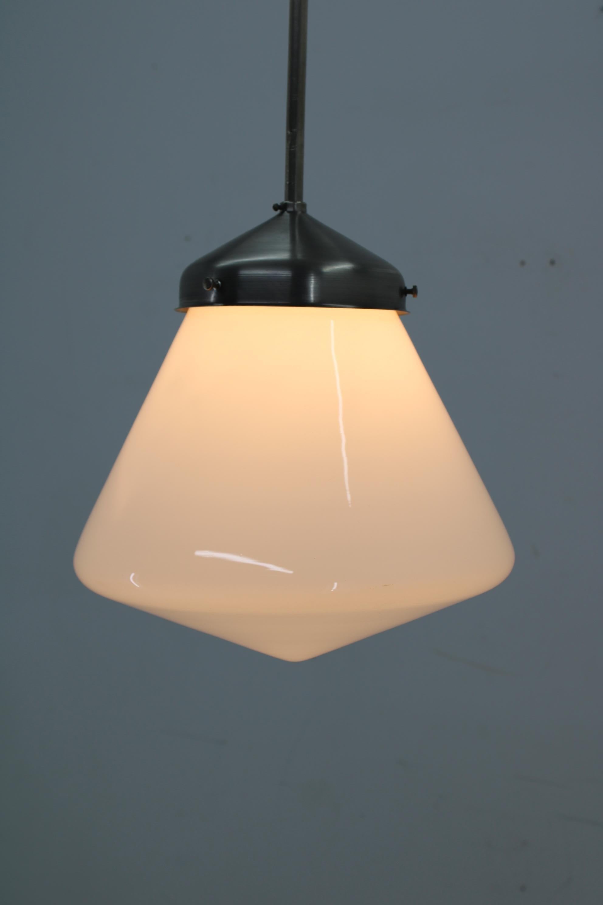 German Large Bauhaus Pendant Attributed to Marianne Brandt, 1930s For Sale