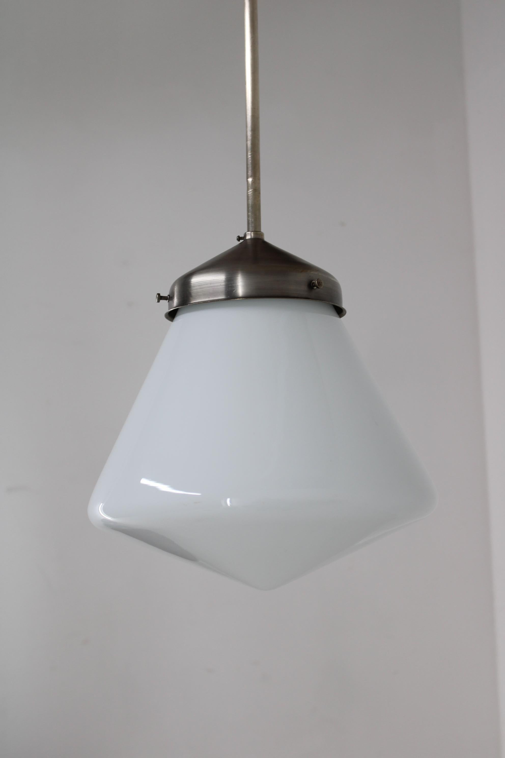 Large Bauhaus Pendant Attributed to Marianne Brandt, 1930s For Sale 1
