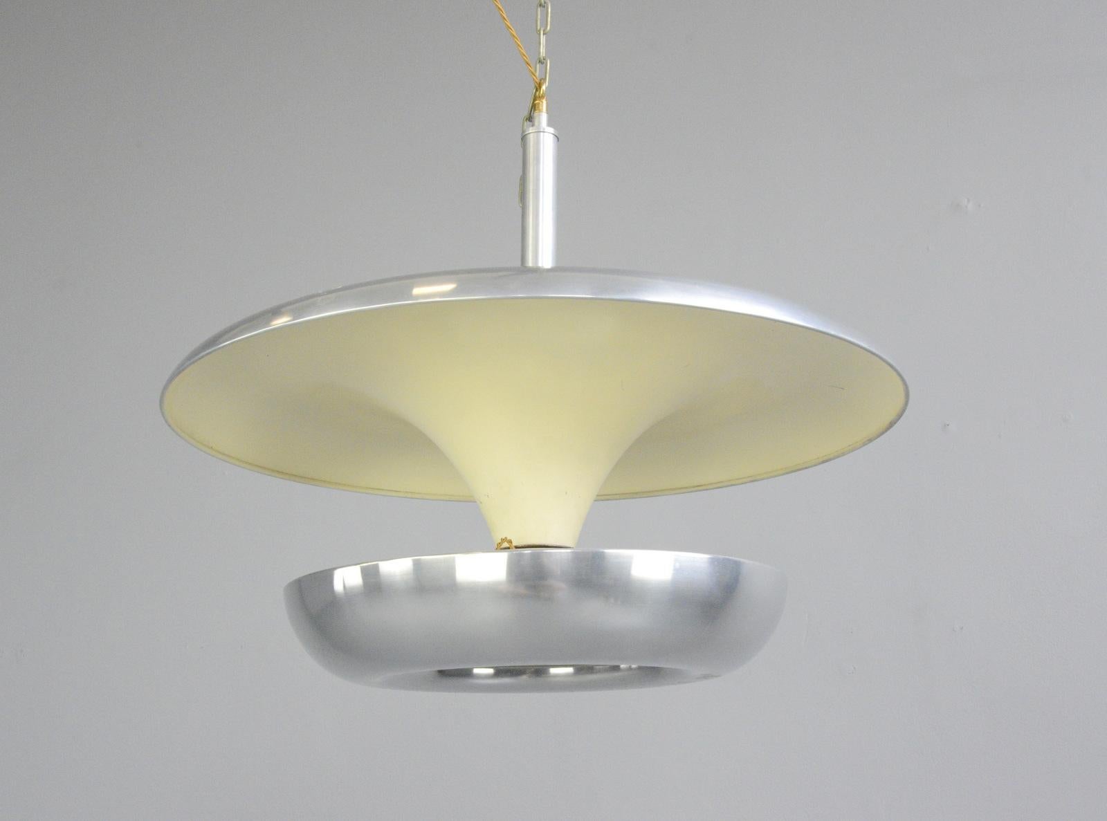 Large Bauhaus Pendant Light by Franta Anyz, circa 1920s In Good Condition In Gloucester, GB