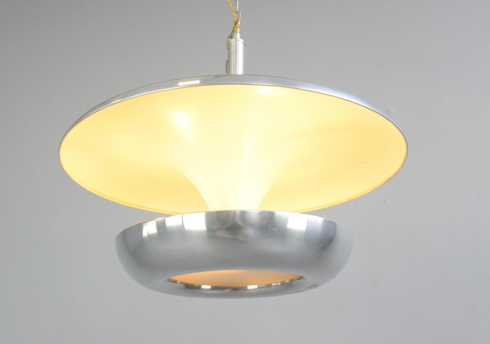 Large Bauhaus Pendant Light by Franta Anyz, circa 1920s 2