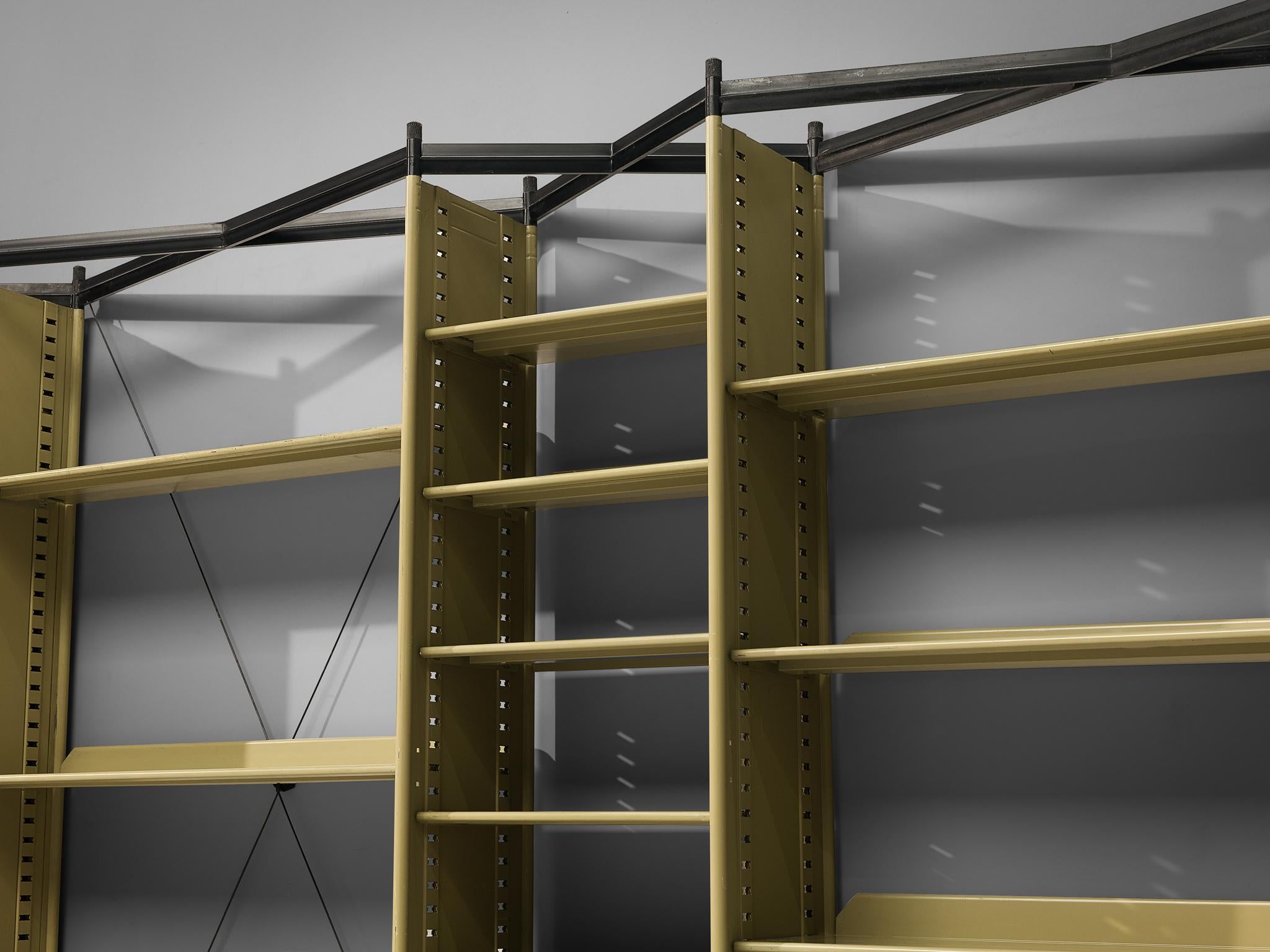 Large BBPR ‘Spazio’ Wall Unit in Metal 2