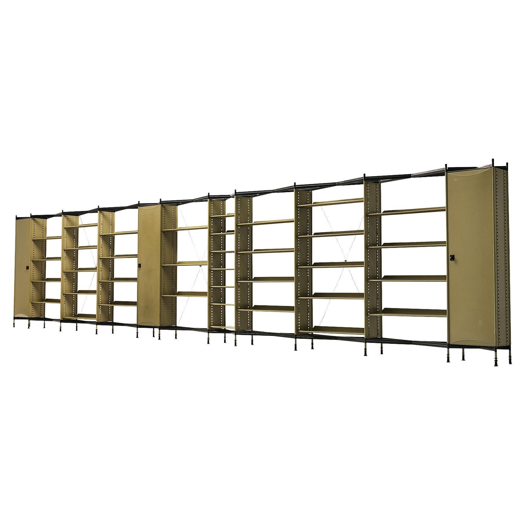 Large BBPR ‘Spazio’ Wall Unit in Metal