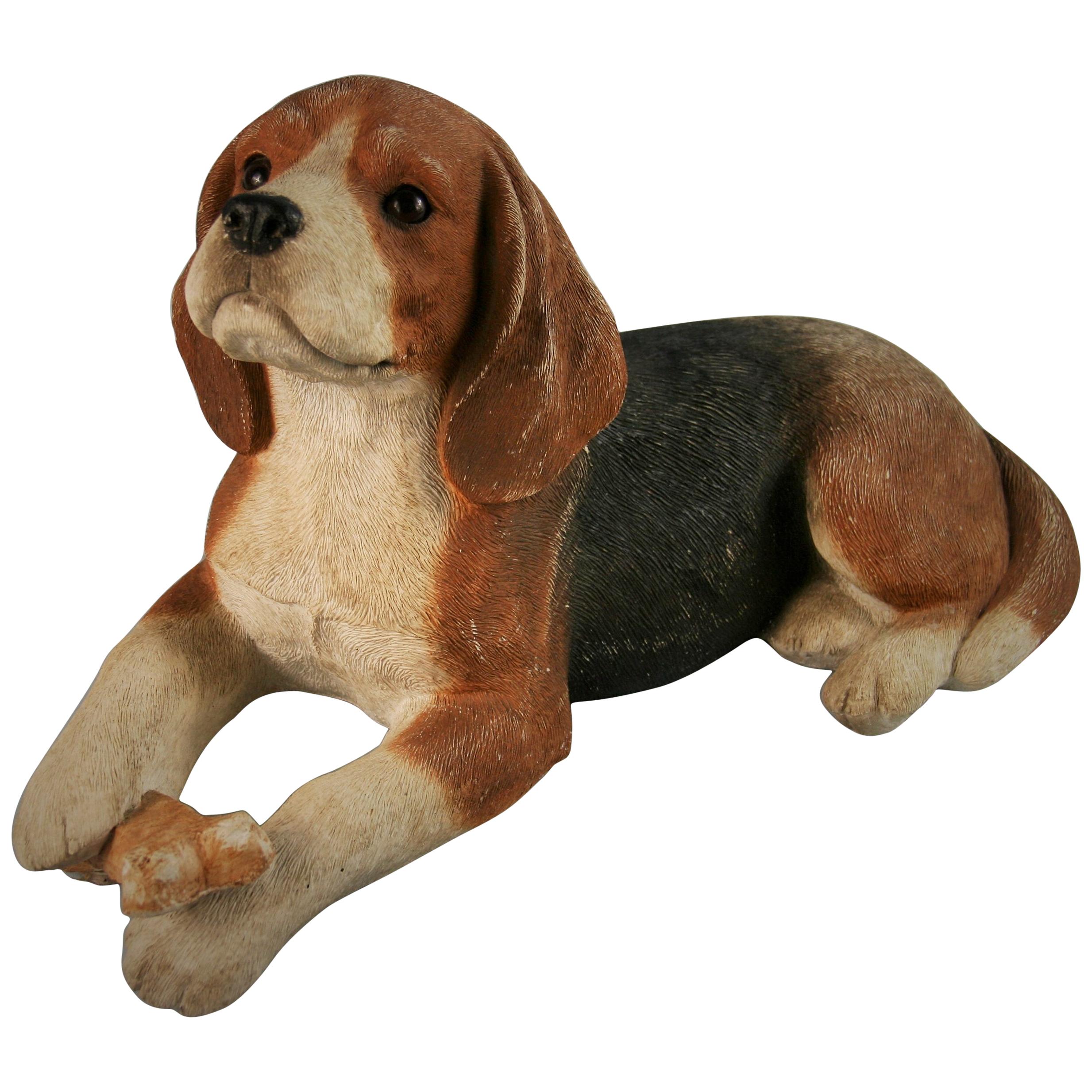 Large Beagle Dog Sculpture
