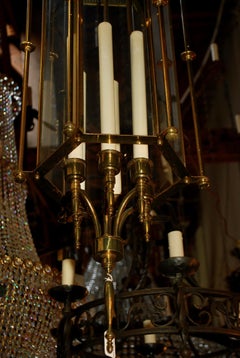Large Beautiful Brass Lantern