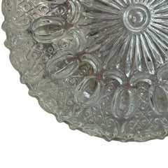 Large Beautiful Bubble Glass Limburg Flush Mount Ceiling Light, 1960s