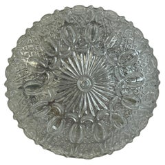 Large Beautiful Bubble Glass Limburg Flush Mount Ceiling Light, 1960s