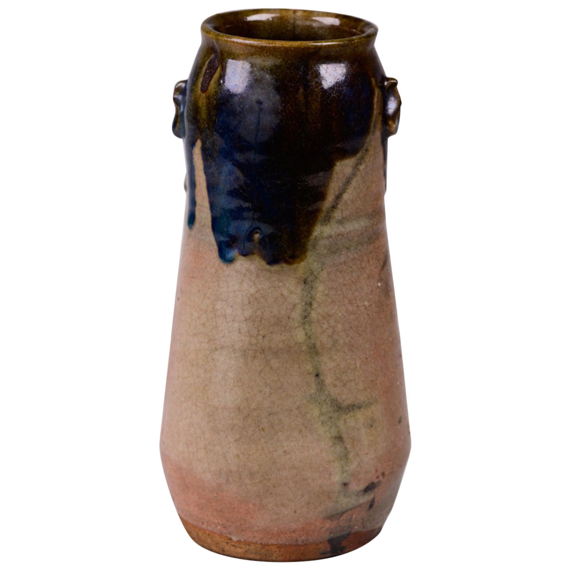Large, Beautiful Country-Ware Vase For Sale