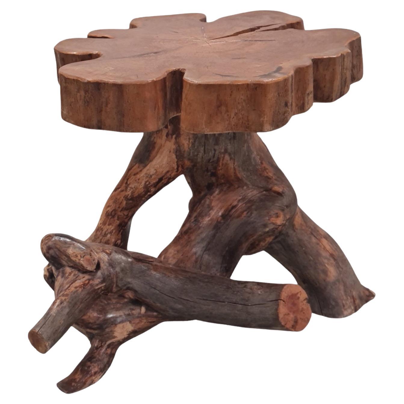 Grande et belle table finlandaise du milieu du siècle au design naturel organique, années 1950 en vente