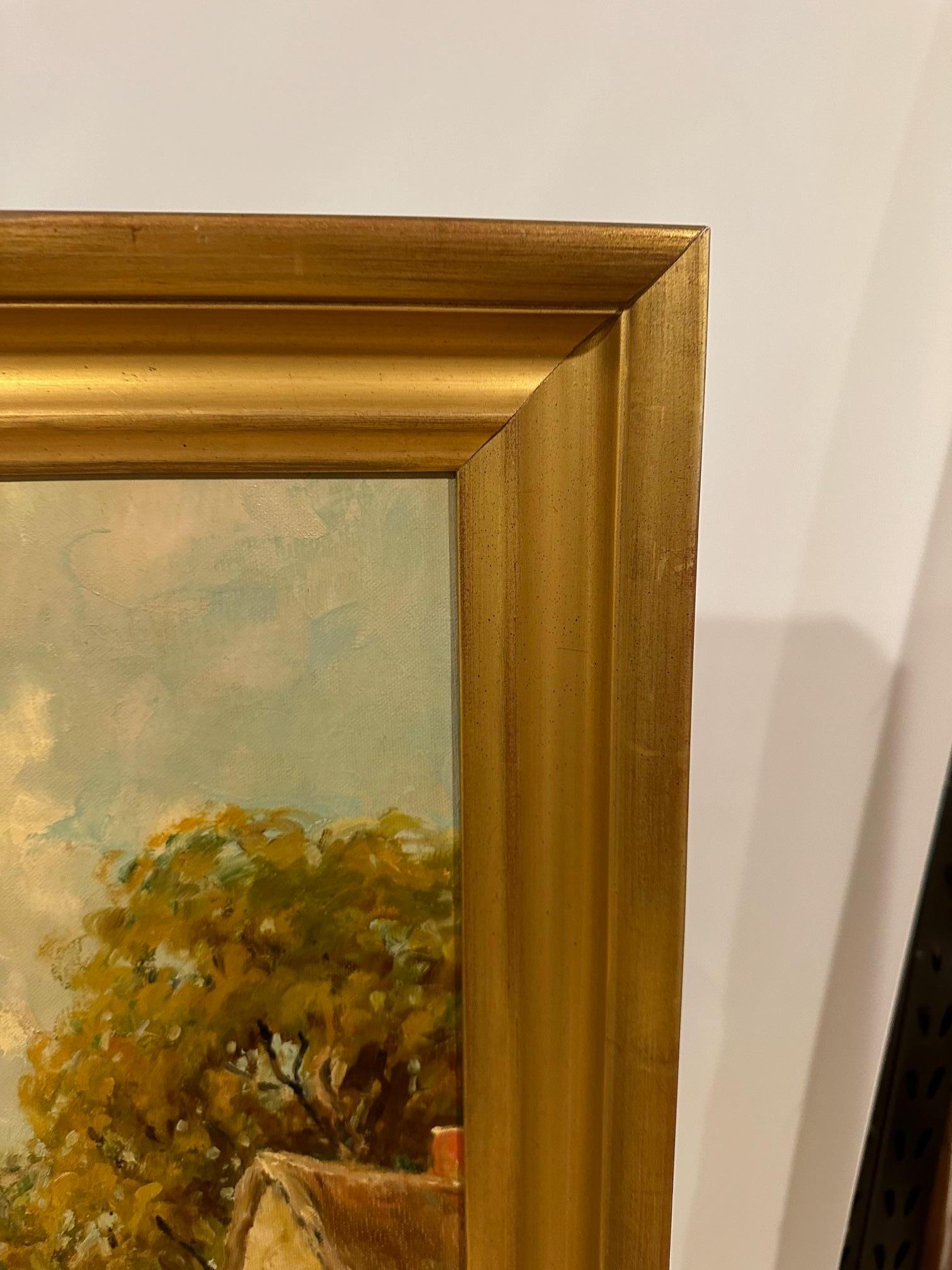Grand paysage magnifiquement rendu par Frances McKay en vente 7