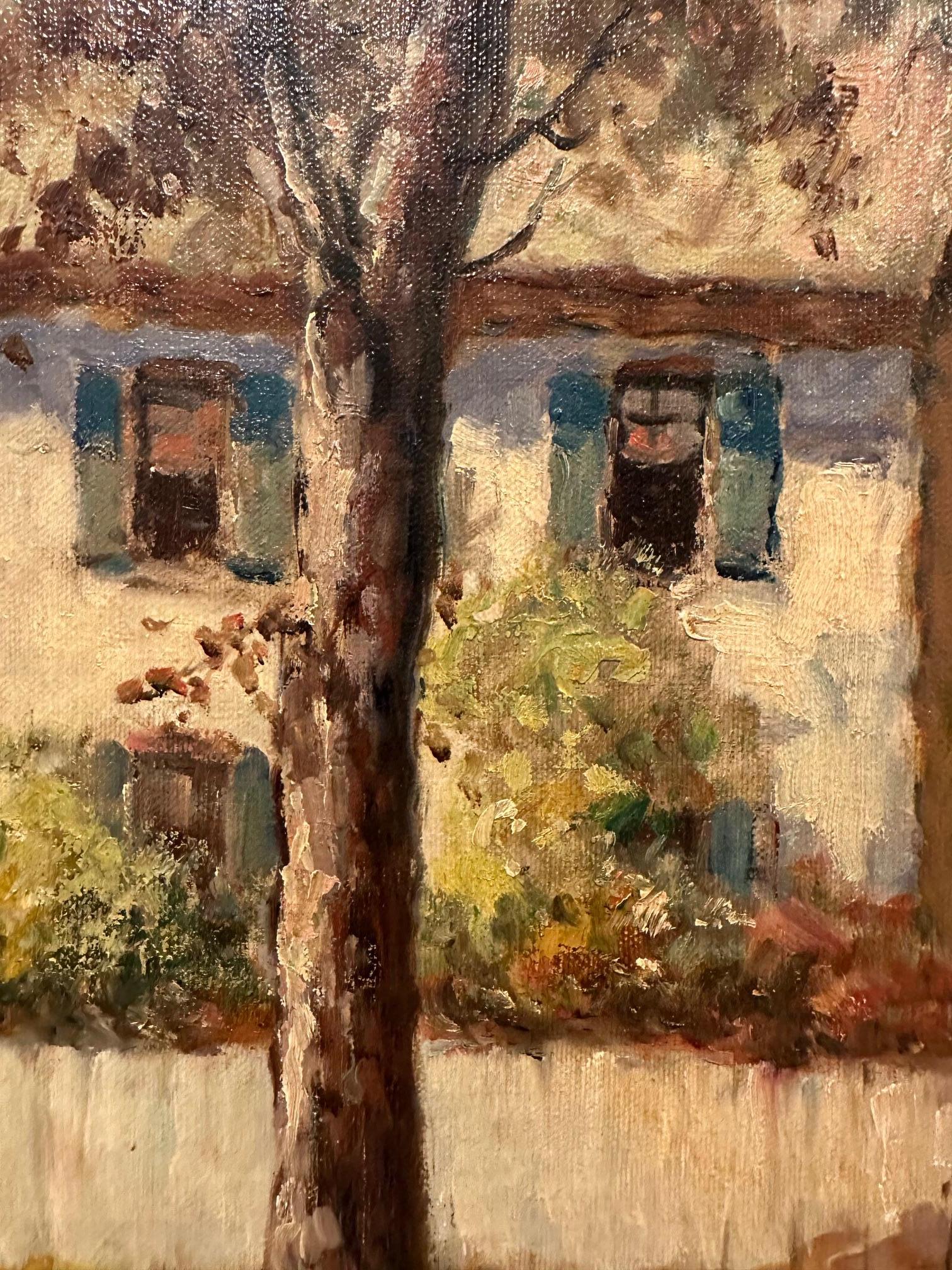 Milieu du XXe siècle Grand paysage magnifiquement rendu par Frances McKay en vente