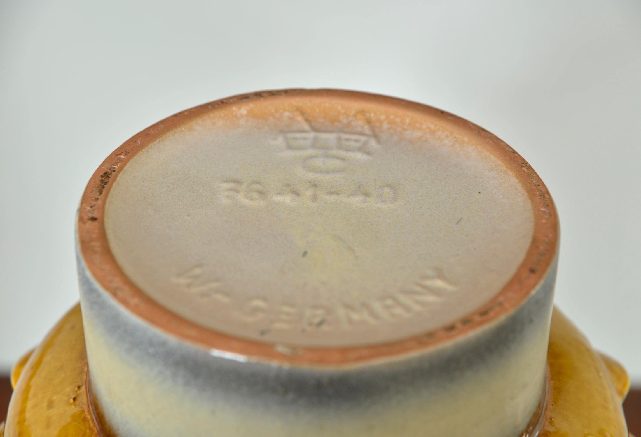 Vaso grande ad alveare 7641-40 Dieter Peter Carstens Studio Pottery West German 1970 in vendita 4