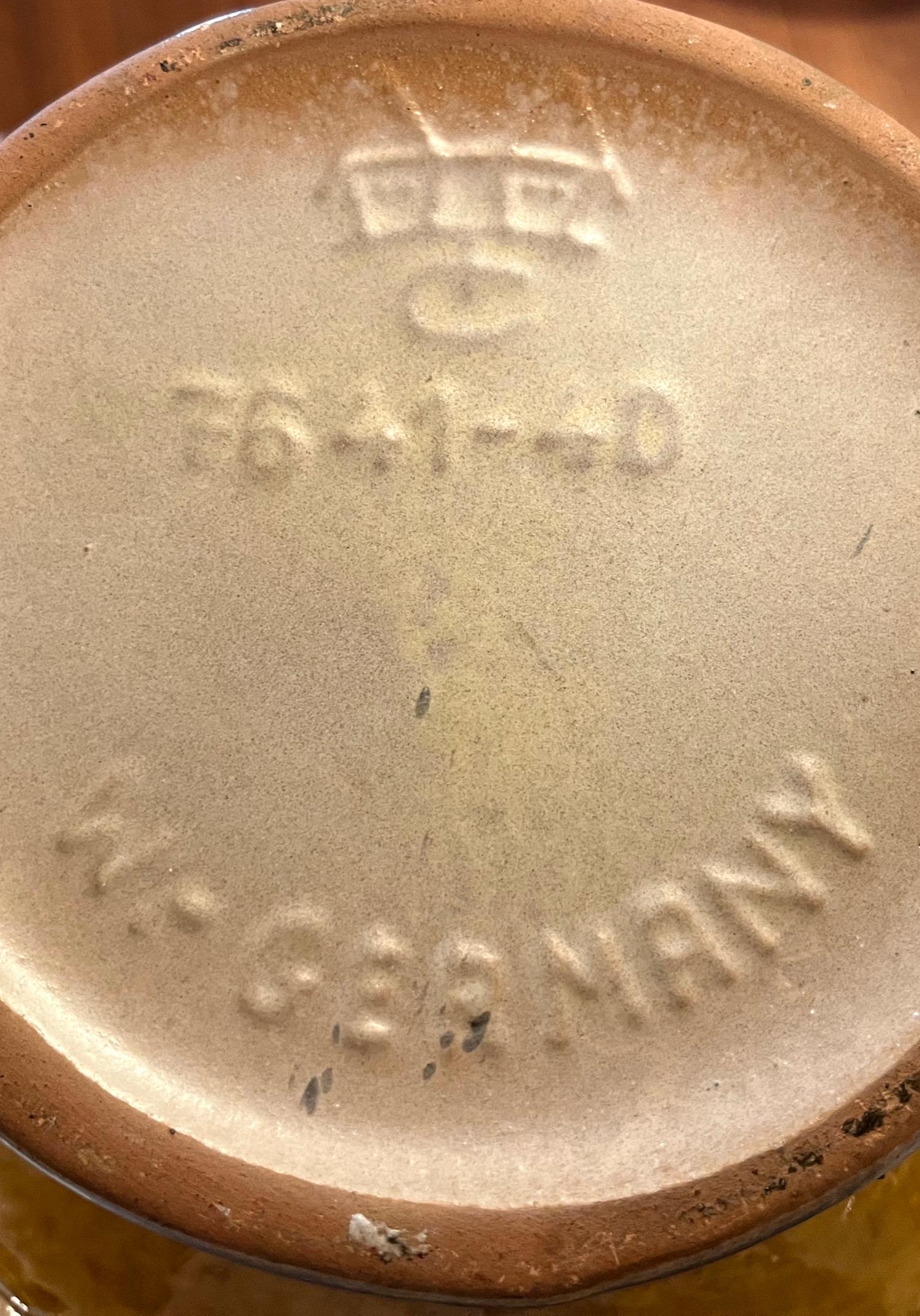 Vaso grande ad alveare 7641-40 Dieter Peter Carstens Studio Pottery West German 1970 in vendita 5