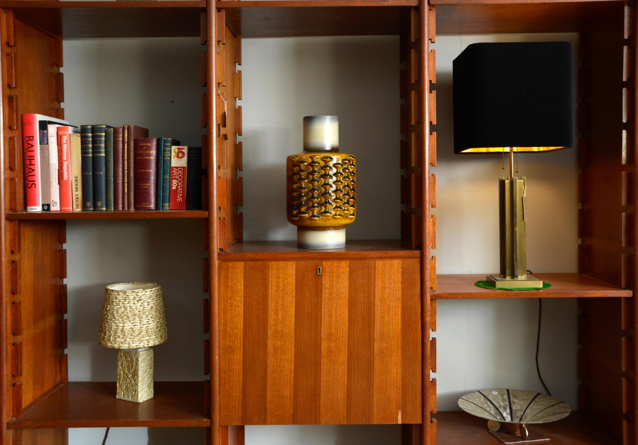 Vaso grande ad alveare 7641-40 Dieter Peter Carstens Studio Pottery West German 1970 in vendita 6