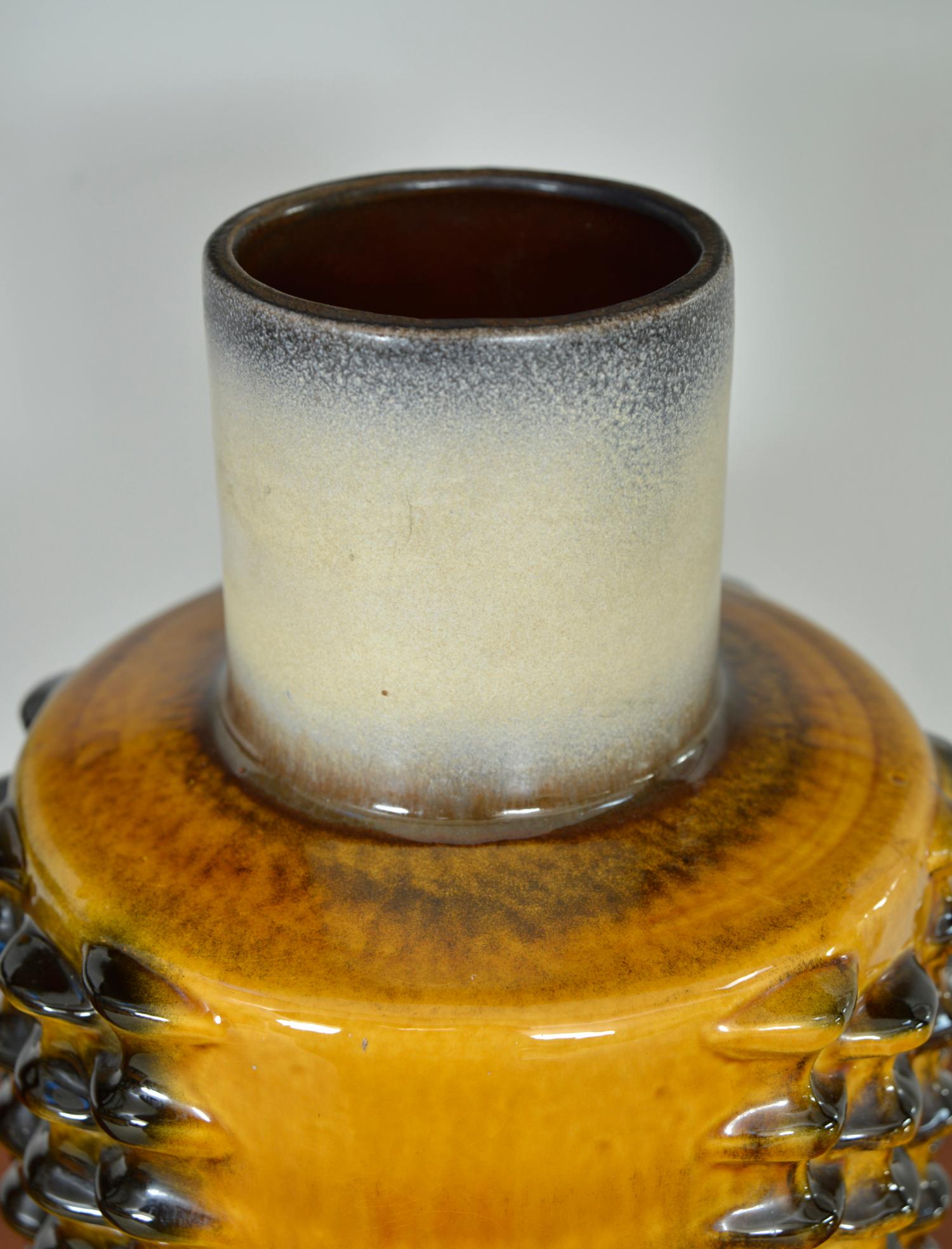 XX secolo Vaso grande ad alveare 7641-40 Dieter Peter Carstens Studio Pottery West German 1970 in vendita