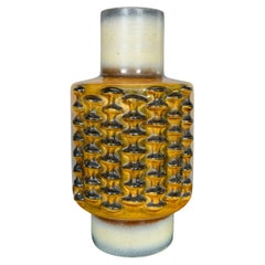 Vaso grande ad alveare 7641-40 Dieter Peter Carstens Studio Pottery West German 1970