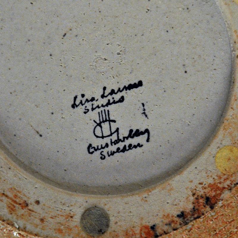 Large Beige Ceramic Vase by Lisa Larson for Gustavsberg, Sweden 1960s 1