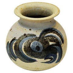 Vintage Large Beige Ceramic Vase by Lisa Larson for Gustavsberg, Sweden 1960s