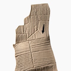 Large Beige Organic Ceramic Vase Sculpture by Faye Toogood